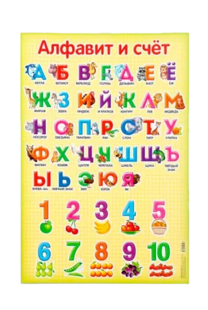 Плакат "Алфавит и счет"